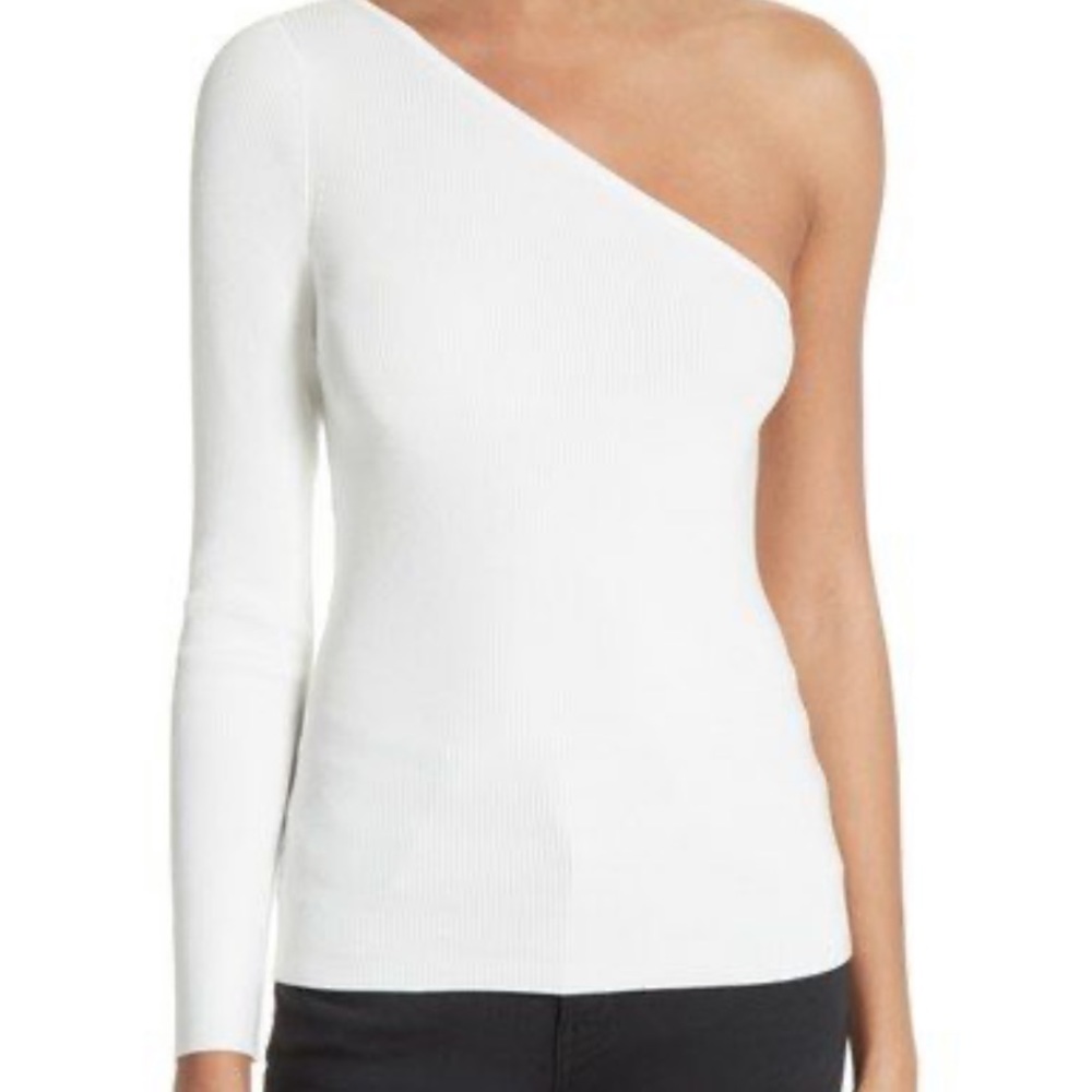 Elizabeth James Knit One Shoulder L/S Top